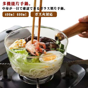 ミニ鍋 ガラスポット ミルクパン ガラス鍋 ソースパン 透明 耐熱ガラス 片手鍋 ガス火対応 ガラス製 クリア 台所用品 ミニパン V字型注ぎ口 透明 ガラスパン 耐熱 400ml 600ml キッチン 調理器具
