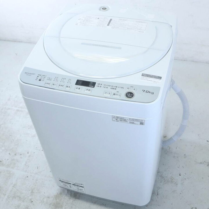 楽天市場】【中古】 SHARP 洗濯機 縦型全自動 ES-GE7F (7.0kg/ホワイト 