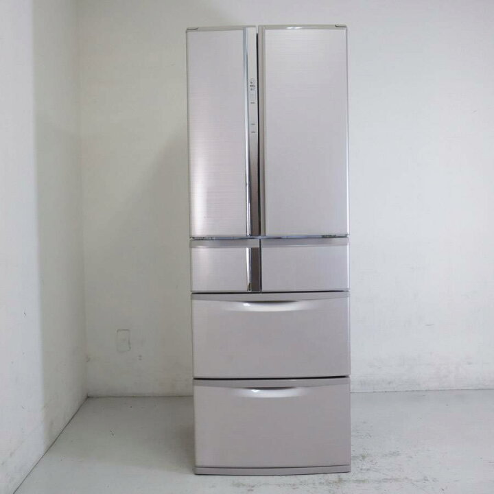MITSUBISHI 6ドア冷蔵庫 2016年製 465L MR-R47Z 中古品 三菱 両開き 観音扉