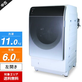 ＼エントリーでポイント10倍／ 【中古】難あり SHARP ドラム式洗濯機 ES-X11A-SL 洗濯乾燥機 (洗11.0kg/乾6.0kg) ハイブリッド乾燥NEXT プラズマクラスター DDインバーター (左開き/2023年製)○290h09