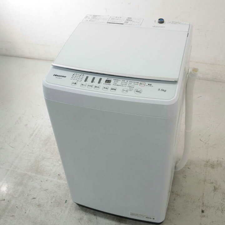 楽天市場】【中古】 ハイセンス 洗濯機 縦型全自動 HW-G55B (5.5kg 