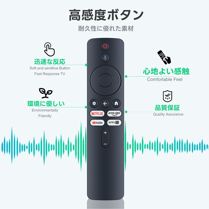 楽天市場】チューナーレステレビリモコン XMRM-NG for Xiaomi シャオミ 