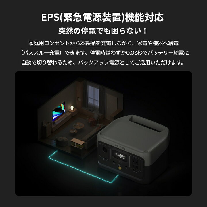 楽天市場】【クーポン利用で22,425円 4/4 20:00〜】EcoFlow ポータブル 