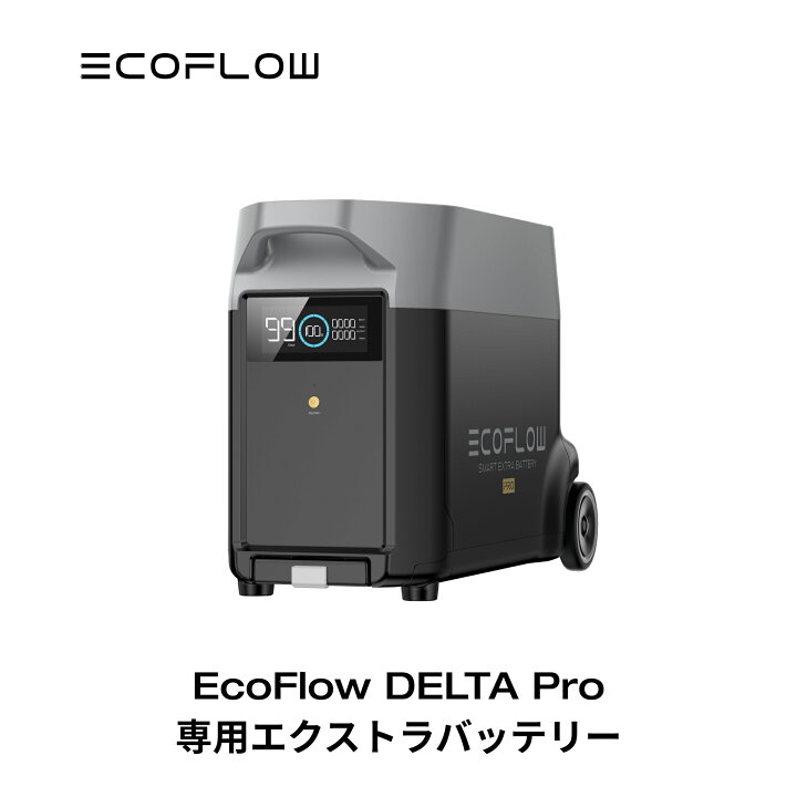 楽天市場】EcoFlow DELTA Pro 専用エクストラバッテリー 3600Wh 大容量 