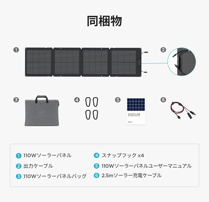 楽天市場】【クーポン利用で21,450円 6/1から】EcoFlow ソーラーパネル  