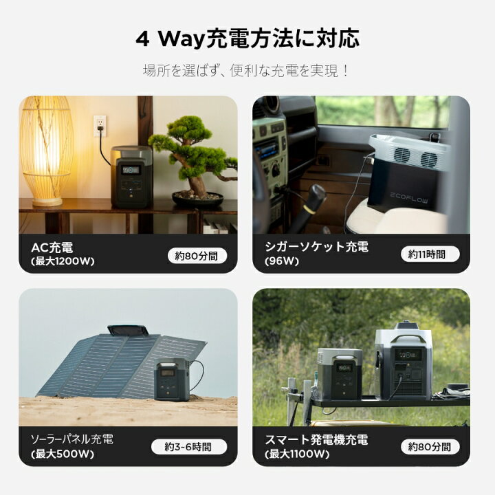 楽天市場】EcoFlow DELTA 2 専用エクストラバッテリー1024Wh 