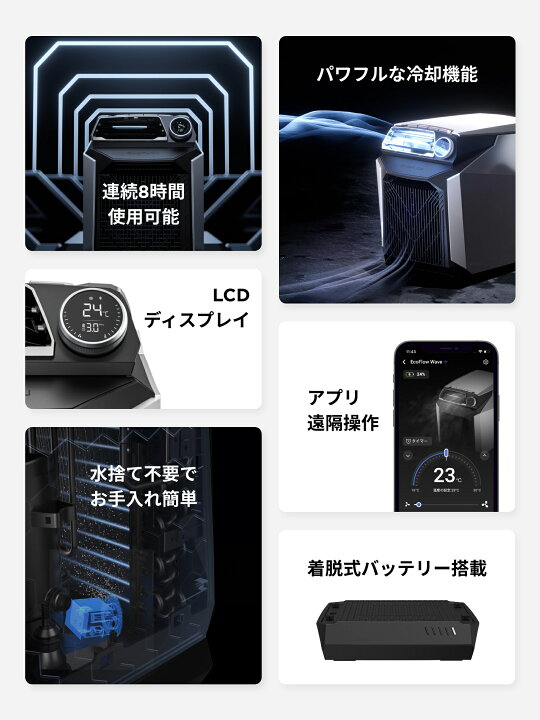 楽天市場】【売切れ】EcoFlow Wave エコフロー ウェーブ ポータブル 