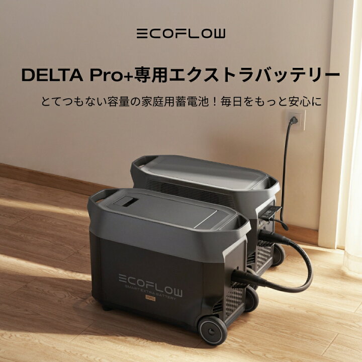 楽天市場】【売り切れ】EcoFlow ポータブル電源セット DELTA Pro 