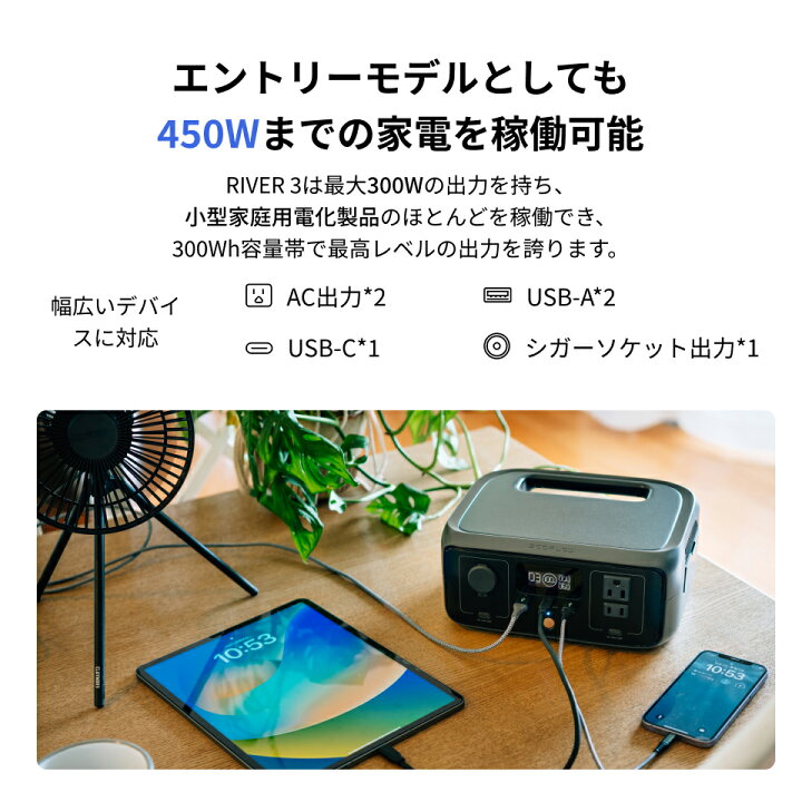 楽天市場】新発売☆EcoFlow ポータブル電源 ソーラーパネル セット  