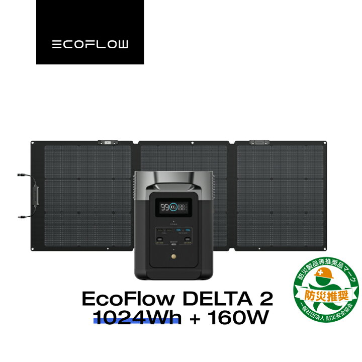 楽天市場】EcoFlow ポータブル電源 ソーラーパネルセット DELTA 2 