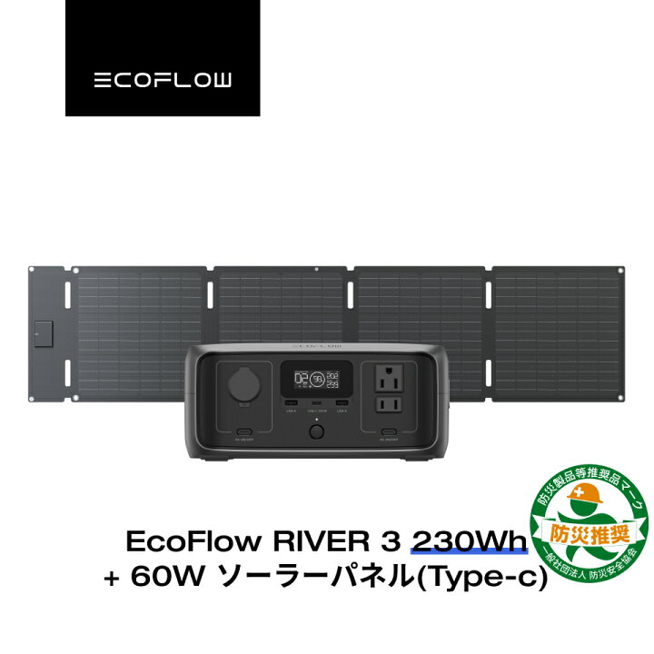 楽天市場】【売り切れ】EcoFlow ポータブル電源 ソーラーパネル セット 