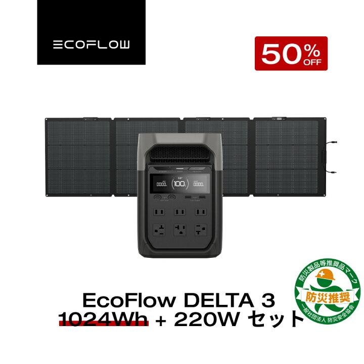 楽天市場】【クーポン併用で99,500円】EcoFlow ポータブル電源 