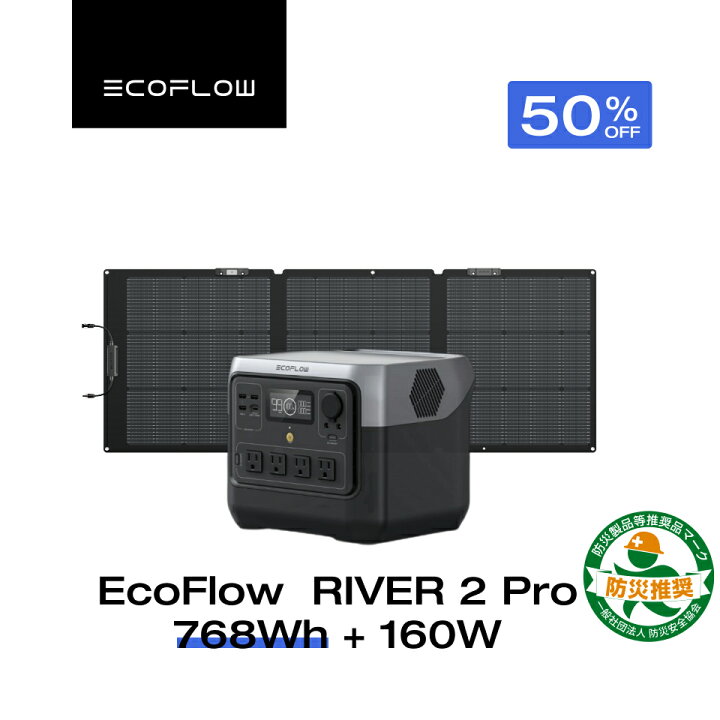 楽天市場】【クーポン利用で63,500円 】EcoFlow RIVER 2 Pro 768Wh + 