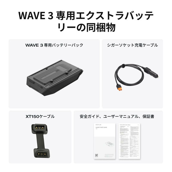 楽天市場】【クーポン利用で75,933円 4/14 00:00〜】EcoFlow WAVE 3 