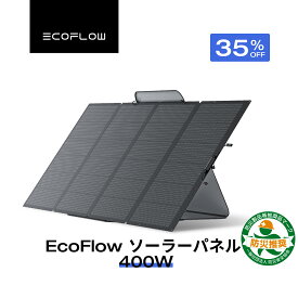 【クーポン利用で82,225円 8/4 0時~】EcoFlow ソーラーパネル 400W ソーラー充電器 太陽光発電 太陽光パネル ソーラーチャージャー折り畳み 22％-23％高変換効率 蓄電池 IP68 超薄型 コンパクト 防災 車中泊 キャンプ 停電対策 台風 エコフロー