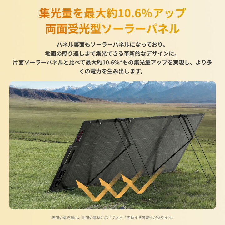 楽天市場】【クーポン利用で26,400円 4/14 00:00〜】EcoFlow ソーラー 