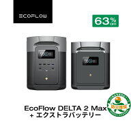 【クーポン利用で144,892円 3/11 23:59迄】EcoFlow ポータブル電源 大容量 4096Whセット DELTA 2 Max 204…