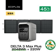 【クーポン利用で175,604円 3/11 23:59迄】EcoFlow ポータブル電源 ソーラーパネル セット DELTA 3 Max P…
