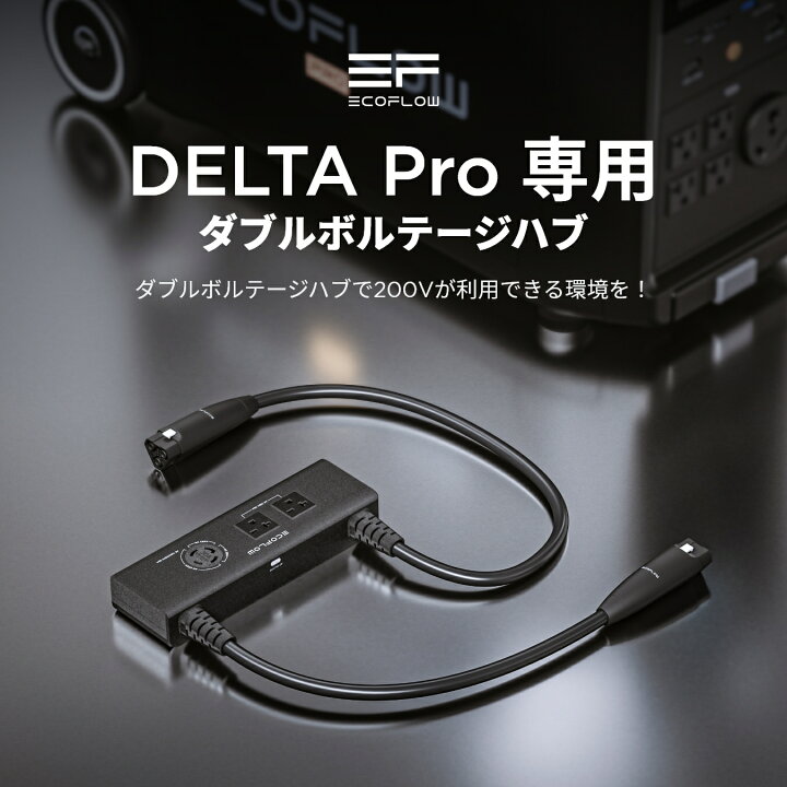 楽天市場】EcoFlow DELTA Pro専用 ダブルボルテージハブ ポータブル 