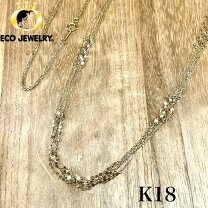 楽天市場】k18 ロング ネックレス 中古の通販