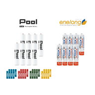 充電池 単4 電池 8本 エネロング大容量 約1000回繰り返し使える enelong エネロング Pool プール 単4形 …