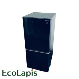 【中古】 【自社配送エリア内限定】 シャープ SHARP 冷蔵庫 2018年製 2ドア 137L ブラック ファン式 両方開き SJ-GD14E-B 一人暮らし 奥行60cm以下 送料無料 設置無料 地域限定 埼玉 東京 千葉 神奈川 RANK_B