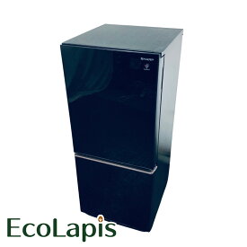 【中古】 【自社配送エリア内限定】 シャープ SHARP 冷蔵庫 2019年製 2ドア 137L ブラック ファン式 両方開き SJ-GD14E-B 一人暮らし 奥行60cm以下 送料無料 設置無料 地域限定 埼玉 東京 千葉 神奈川 RANK_B