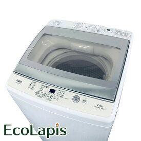 【中古】 【期間限定 12/3まで！★楽天ポイント10倍】 【自社配送エリア内限定】 アクア AQUA 洗濯機 2019年製 全自動洗濯機 7.0kg ホワイト 送風 乾燥機能付き AQW-GS70G 一人暮らし 大きめ 縦型 送料無料 設置無料 地域限定 RANK_B