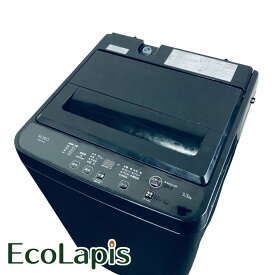 【中古】 【期間限定 12/3まで！★楽天ポイント10倍】 【自社配送エリア内限定】 RORO 洗濯機 2024年製 全自動洗濯機 5.5kg ブラック 送風 乾燥機能付き YWM-T55LK 一人暮らし 縦型 送料無料 設置無料 地域限定 RANK_B