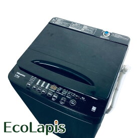 【中古】 【期間限定 12/3まで！★楽天ポイント10倍】 【自社配送エリア内限定】 ハイセンス Hisense 洗濯機 2024年製 全自動洗濯機 4.5kg ブラック 送風 乾燥機能付き HW-K45B 一人暮らし 縦型 送料無料 設置無料 地域限定 埼玉 東京 千葉 神奈川 RANK_A