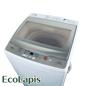 【中古】 【期間限定 12/3まで！★楽天ポイント10倍】 【自社配送エリア内限定】 アクア AQUA 洗濯機 2018年製 全自動洗濯機 7.0kg ホワイト 送風 乾燥機能付き AQW-GS70F(W) 一人暮らし 大きめ 縦型 送料無料 設置無料 地域限定 埼玉 東京 千葉 神奈川 RANK_B