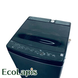 【中古】 【期間限定 12/3まで！★楽天ポイント10倍】 【自社配送エリア内限定】 ハイアール Haier 洗濯機 2024年製 全自動洗濯機 6.0kg ブラック 送風 乾燥機能付き OBBW-60A(K) 一人暮らし 縦型 送料無料 設置無料 地域限定 埼玉 東京 千葉 神奈川 RANK_A