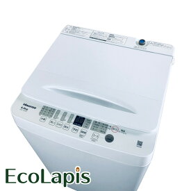 【中古】 【期間限定 12/3まで！★楽天ポイント10倍】 【自社配送エリア内限定】 ハイセンス Hisense 洗濯機 2022年製 全自動洗濯機 6.0kg ホワイト 送風 乾燥機能付き HW-T60H 一人暮らし 縦型 送料無料 設置無料 地域限定 埼玉 東京 千葉 神奈川 RANK_B