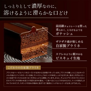 1月29日から発送開始!クリオロトレゾー・プラリネ・プレミアム【常温便・冷蔵便・冷凍便】チョコレートケーキ