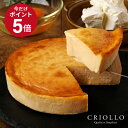 【ポイント5倍！11/14 9:59まで】【ホールケーキ】クリーミー バスク チーズケーキ (15cm) 【冷凍便】【2～5営業日で出荷】お買い物マラソン ※12/15までのお届け