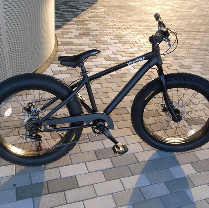 楽天市場】ファットバイク ビーチクルーザー 自転車 24インチ FATBIKE 