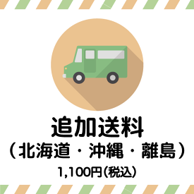 追加送料（北海道、沖縄、離島）1,100円