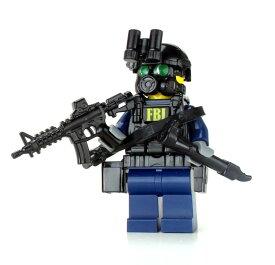レゴ ブロック カスタム パーツ アーミー 装備品 武器 カスタムフィグ FBI SWAT スワット CIRG (危機的事件対応グループ) 隊員 ミニ フィギュア Import