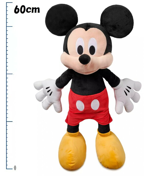 楽天市場】ディズニー ミッキーマウス ミッキー 大きい ぬいぐるみ 