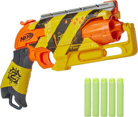 ナーフ ゾンビストライク ハンマーショット ストライプ 日本未発売 NERF Zombie Strike Hammershot Blaster 簡易パッケージ 輸入品