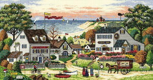 fBWY NXXeb` hJLbg Sn̗ǂ] Dimensions Needlecrafts Counted Cross Stitch Cozy Cove Ai