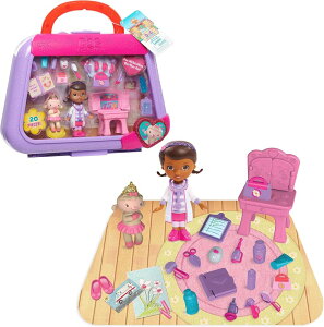 Just Play hbN͂hN^[ hbN ~[ ҂ Zbg 20s[X Doc McStuffins Doctors Playset Ai