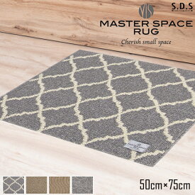 S.D.S. MASTER SPACE RAG インテリアマット 50×75cm インテリアマット 玄関マット 床暖房対応 モダン シック 上品 高級感 シンプル