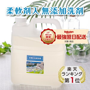 【10/10 限定 500円クーポン 】 アトピー 敏感肌 肌荒れ コアラックリーナー 詰め替えL 4L 無添加 洗濯洗