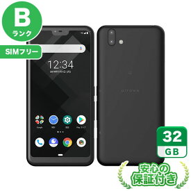 SIMフリー arrows U 801FJ ブラック32GB 本体[Bランク] Androidスマホ 中古 送料無料 当社3ヶ月保証