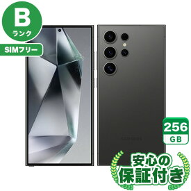 【ポイントアップ16日23:59マデ】SIMフリー Galaxy S24 Ultra SCG26 チタニウムブラック256GB 本体[Bランク] Androidスマホ 中古 送料無料 当社3ヶ月保証