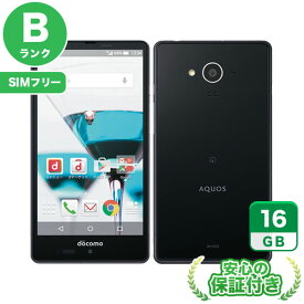 SIMフリー AQUOS EVER SH-04G ブラック16GB 本体[Bランク] Androidスマホ 中古 送料無料 当社6ヶ月保証