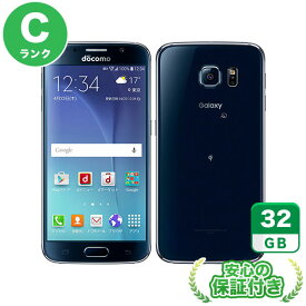 docomo Galaxy S6 SC-05G ブラックサファイア32GB 本体[Cランク] Androidスマホ 中古 送料無料 当社6ヶ月保証