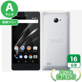 SIMフリー VAIO Phone A VPA0511S シルバー16GB 本体[Aランク] Androidスマホ 中古 送料無料 当社6ヶ月保証