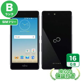 SIMフリー arrows M03 ブラック16GB 本体[Bランク] Androidスマホ 中古 送料無料 当社6ヶ月保証